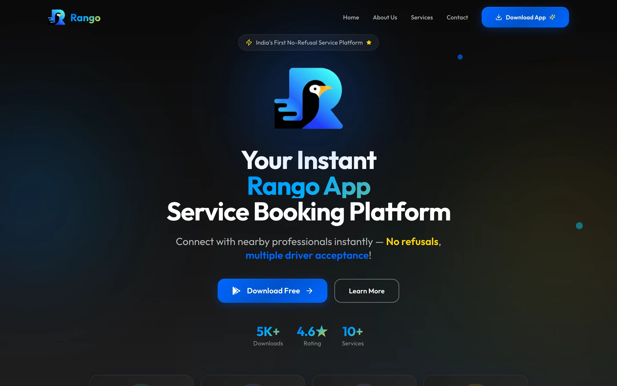 Rango - Desktop dispatch and booking management portal